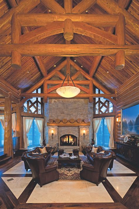 A Luxury Log Home In Montana