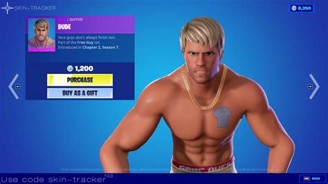 Free Guy Fortnite Skin In Itemshop New Ryan Reynolds Dude Outfit
