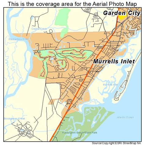 Aerial Photography Map Of Murrells Inlet Sc South Carolina