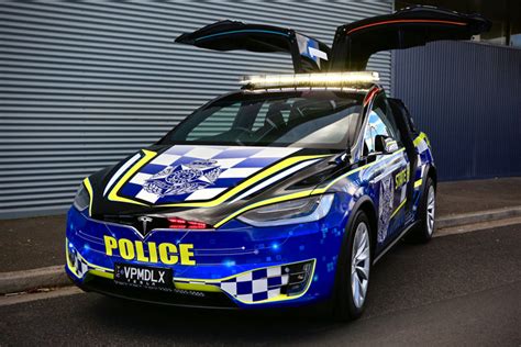 Victoria Police Add The All Electric Tesla Model X To Their Highway