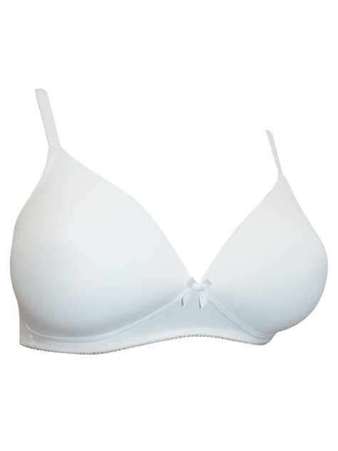 Naturana Naturana White Padded Non Wired Full Cup Bra Size 32 To