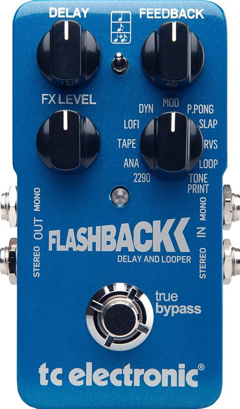 Tc Electronic Flashback Delay And Looper Guitar Delay Effect Pedal