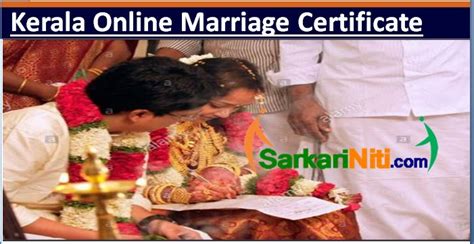 In kerala, people get married among those of the same caste and religion. Kerala online Marriage Certificate, Register Love marriage ...