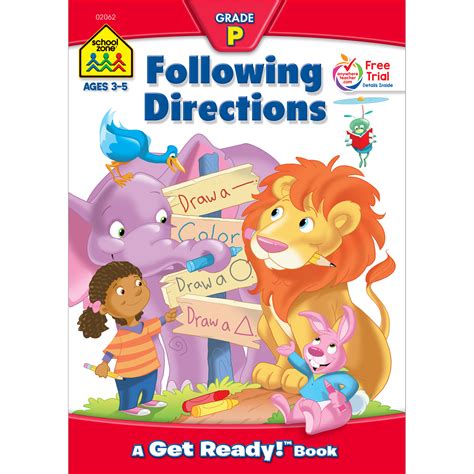 Following Directions Preschool Workbook | Following directions, Activity sheets for kids ...