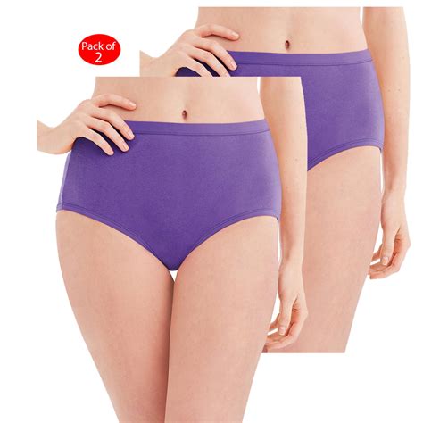 Hanes Hanes Womens Plus Cotton Brief 5 Pack Color Assorted Size 12 Pack Of 10 Women