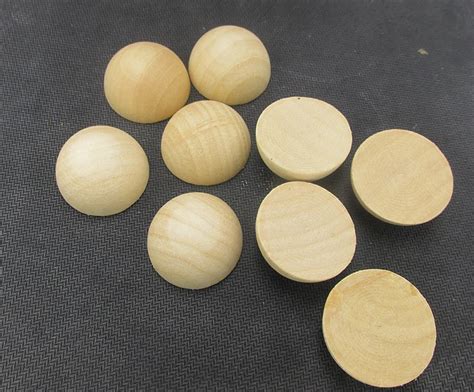 Free Shipping 30mm Unfinished Half Wooden Beads In Beads From Jewelry