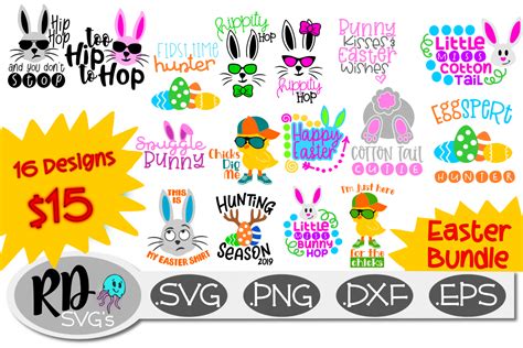 Easter SVG - A Bundle of Easter Designs (218087) | SVGs | Design Bundles