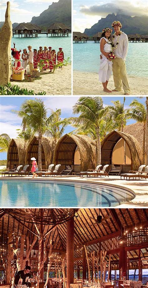Honeymoon Destinations Exotic Bora Bora At The Four