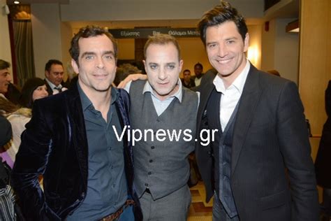 O στάθης λιβαθινός παρέδωσε τη σκυτάλη του εθνικού θεάτρου στον δημήτρη λιγνάδη. Σάκης Ρουβάς: Στην επίσημη πρεμιέρα του φίλου του Δημήτρη ...