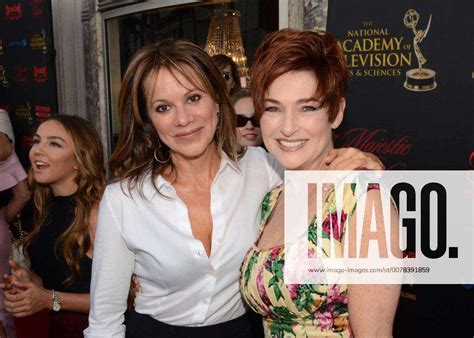 Nancy Lee Grahn And Carolyn Hennesy Arrives At The 44th Annual Daytime