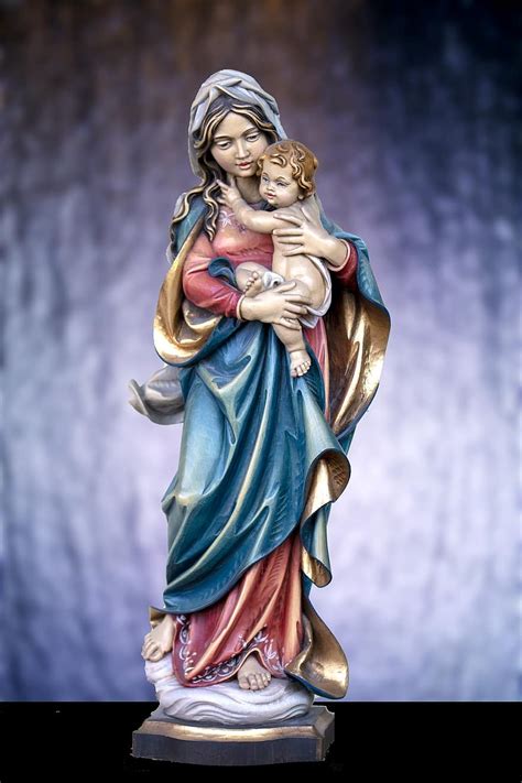 Virgin Mary Jesus Statue