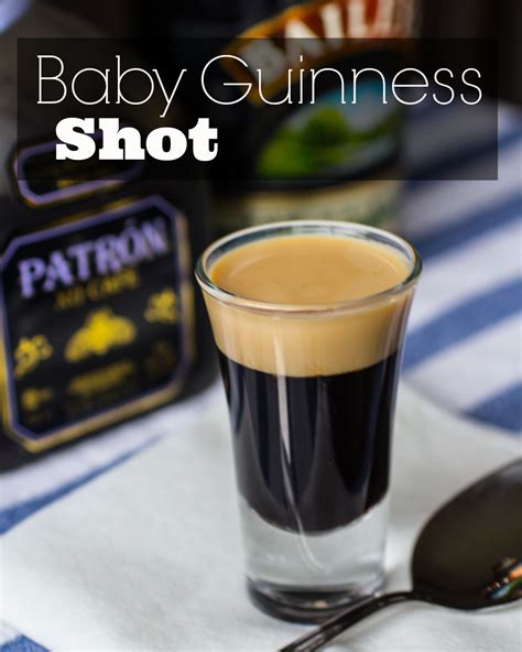 Baby Guinness Shot The Watering Mouth Shot Recipes Baby Guiness