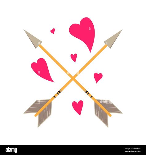 Valentine Day With Arrow Svg File