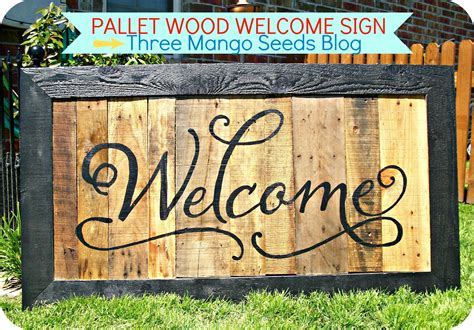 Three Mango Seeds Another Pallet Wood Sign