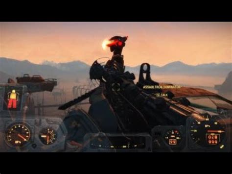Fallout 4 Assaultron Dominator Vs X 01 Legendary Gunner YouTube