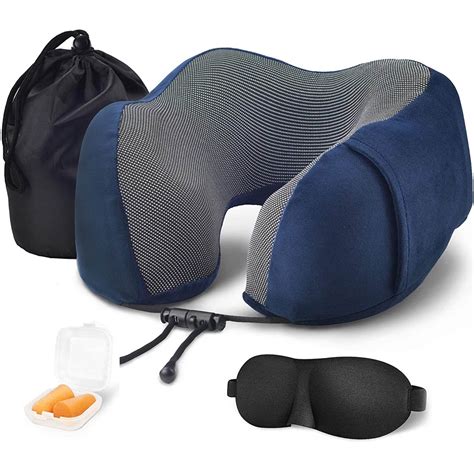 Travel Pillow Luxury Memory Foam Neck And Head Support Pillow Soft