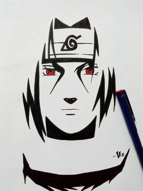 Fan Art Oc Sketch Of Uchiha Itachi Naruto Series Ranime