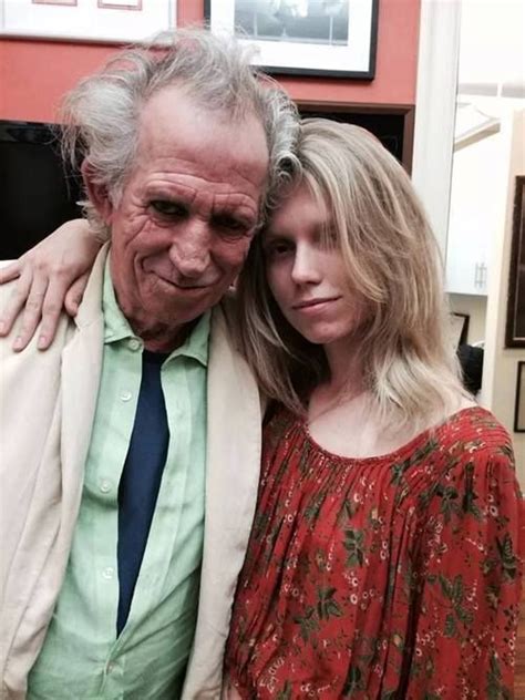 Keith Richards And His Daughter Theodora Stones Plus One Rolling