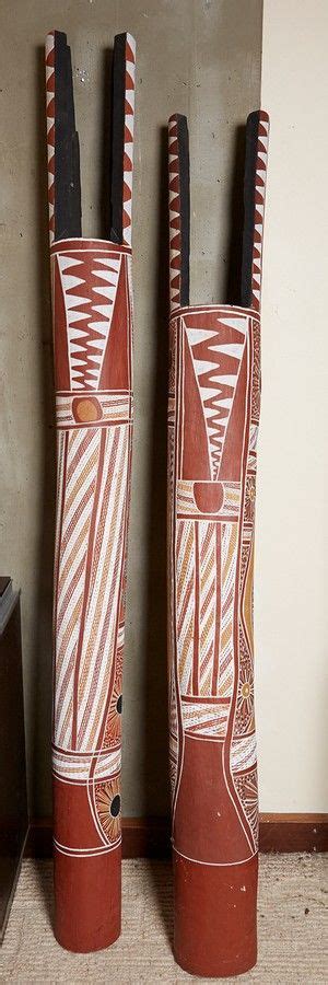 Aboriginal Hollow Log Carvings From Arnhem Land Aboriginal Art Tribal
