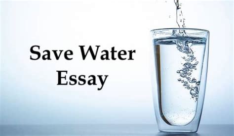 Save Water Essay Essay On Save Water In English Language