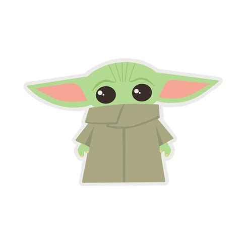 Baby Yoda Sticker Etsy