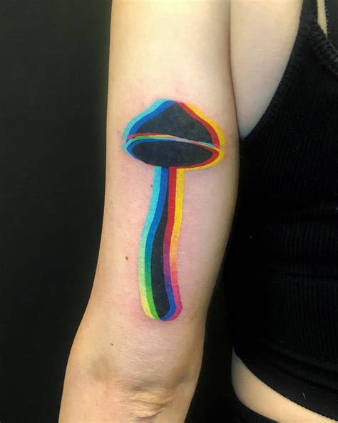 Coupletattoos By Ironglacier Tattoos Mushroom Tattoo Bright