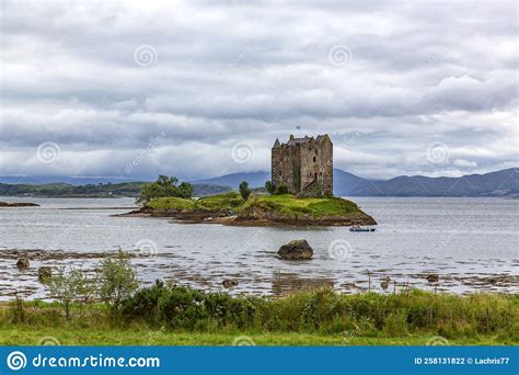 The Castle Stalker Stock Photo Image Of Laich Loch 258131822