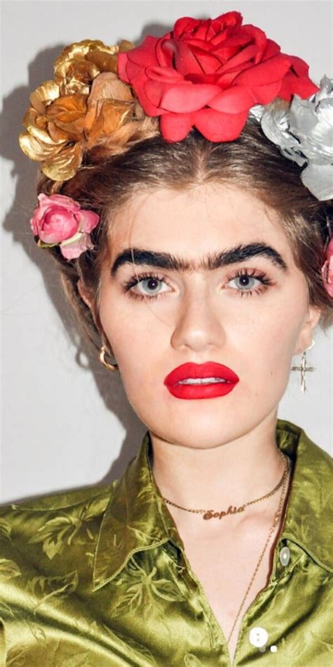 12 Times Sophia Hadjipanteli Proved Facial Hair On Women Is Trendy