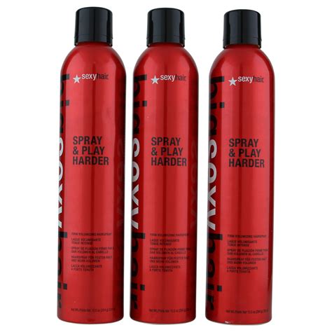 Sexy Hair Big Sexy Hair Spray And Play Harder 3 Ct 10 Oz