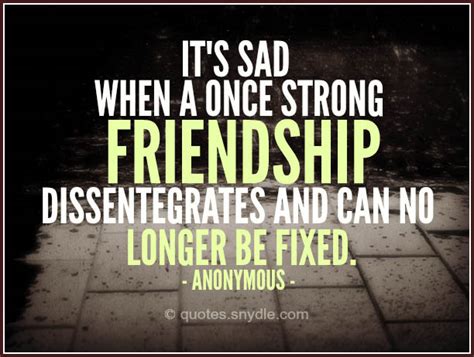 Sad Friendship Quotes And Sayings With Image Quotes And