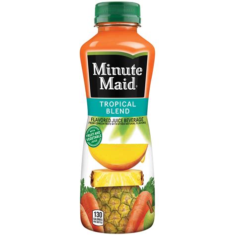 Minute Maid Tropical Blend Juice Beverage, 15.2 Fl. Oz. - Walmart.com - Walmart.com