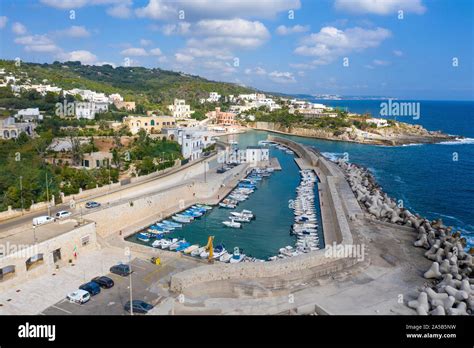 Aerial View Of Tricase Porto Lecce Apulia Italy Stock Photo Alamy