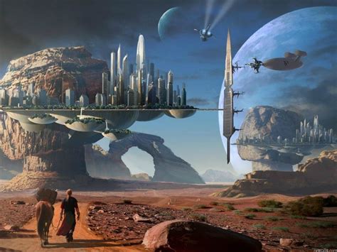 Sci Fi Landscape Wallpaper Wallpapersafari