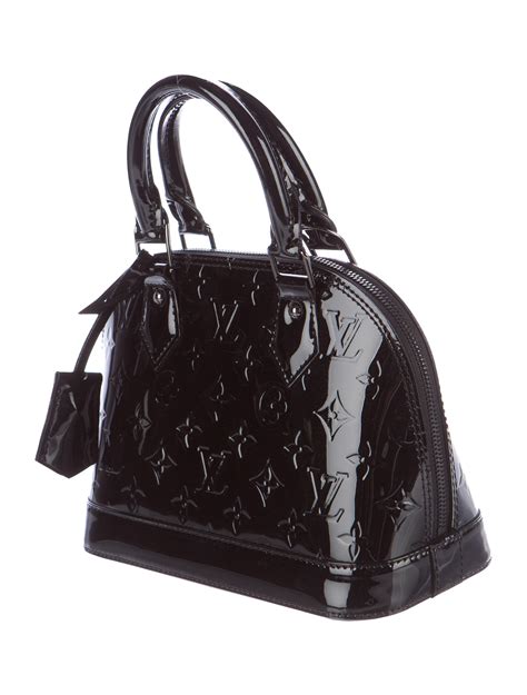 Louis Vuitton Alma Bb Monogram Vernis Leatherface