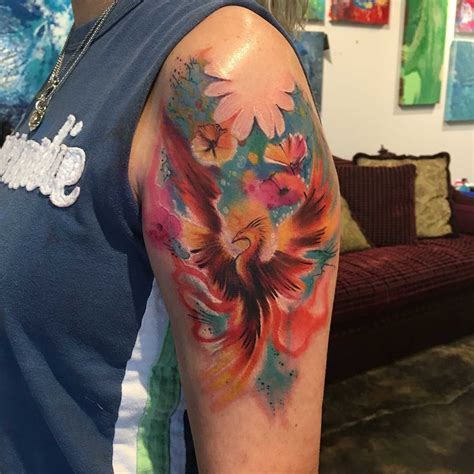 Fiery Phoenix Tattoo Ideas That Will Set You Ablaze Tats N Rings Ph Nix Tattoo Cloud