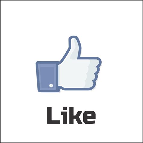 Facebook Like Logo Vector At Getdrawings Free Download