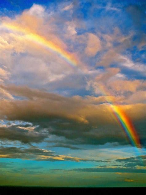 The colours you see when a rainbow appears are the result of light being split into its various individual wavelengths. Beyond the Pot of Gold at the end of the beautiful rainbow
