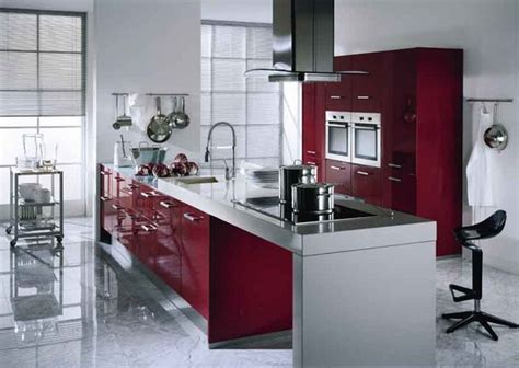 ✅ free delivery and free returns on ebay plus items! dark-red-kitchen-cabinets.jpg (564×400) | Online kitchen ...