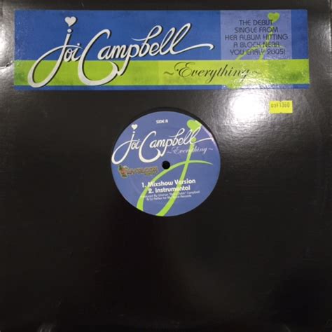 Joi Campbell Everything 12 Fatman Records