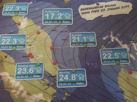 Masalah pemanasan global (global warming) ini berlaku adalah berikutan peningkatan mendadak dalam suhu atmosfera bumi dan lautan dalam beberapa tahun kebelakangan ini. SUHU SEJUK DI MALAYSIA - INILAH REALITI