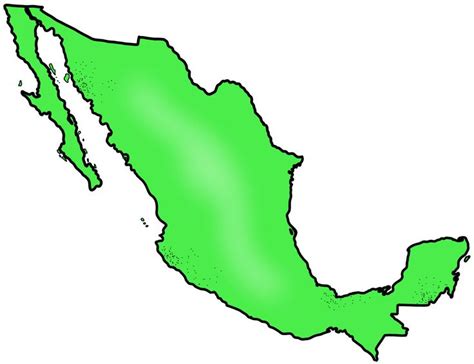 Mapa De México Mapa De Mexico Mapa Dibujo Día De La Bandera