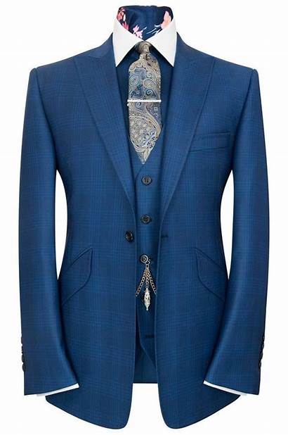 Suit Suits Midnight Piece Cool Overcheck Mens