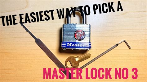 Check spelling or type a new query. The Easiest Way To Pick a Master Lock No 3 - YouTube