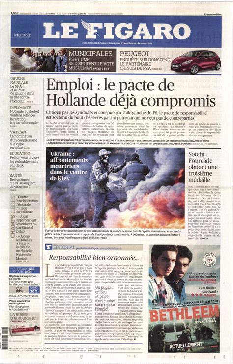 Le grand quotidien national de référence. Le Figaro n° 219 - Abonnement Le Figaro | Abonnement ...