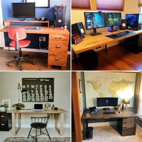 25 Diy Computer Desk Ideas And Plans To Build Your Own Desk Blitsy