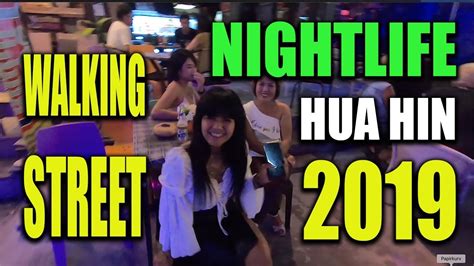 Hua Hin Walking Street Soi Bintabaht 2019 Thailand Nightlife Youtube