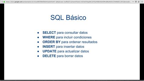 SQL Curso Completo De SQL Aprende Desde Cero YouTube