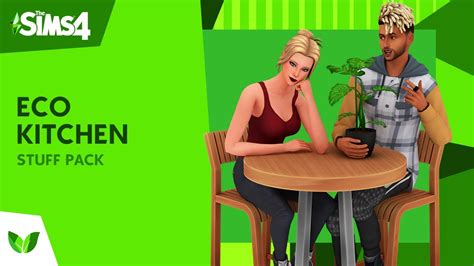 The Sims 4 Modern Kitchen Stuff Pack Cc Stuff Pack Overview Youtube