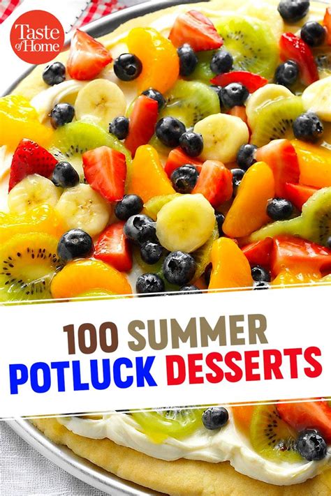 100 Summer Potluck Desserts Potluck Desserts Summer Potluck Dishes