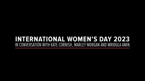 Iwd2023 In Conversation With Kate Marley And Mridula Youtube